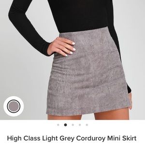 Lulus Corduroy Skirt